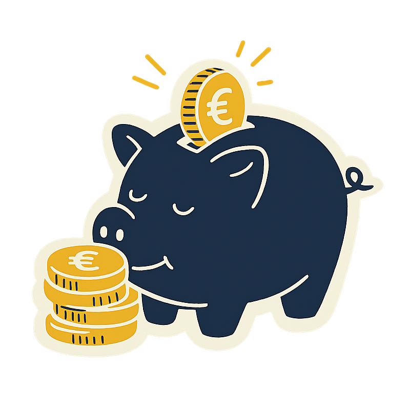 Icon für eine Sparscheinchen